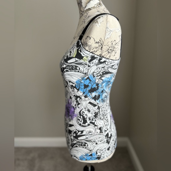 Y2k Fox Racing graphic watercolor tank top - Picture 2 of 5